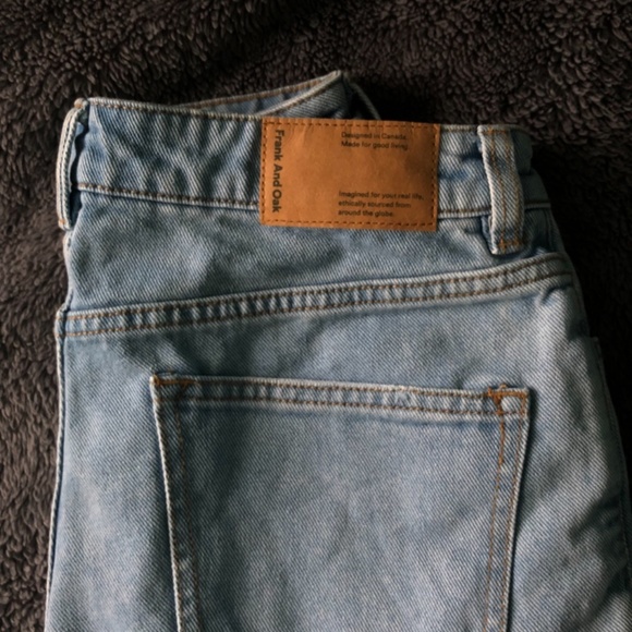 Frank & Oak Jean shorts size 25 - Picture 4 of 4